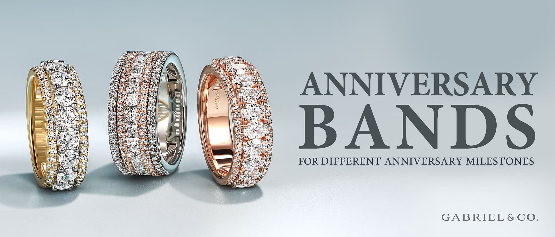 Wedding anniversary deals rings by year