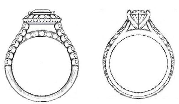 Different Parts of an Engagement Ring