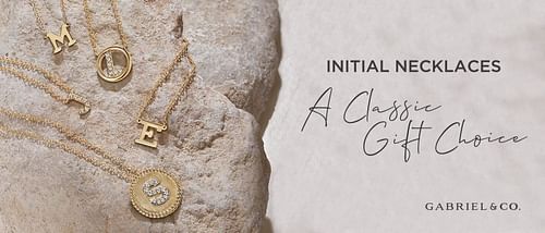 Gold Initial Necklace - A Classic Gift Choice