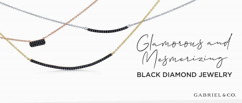 Fake black clearance diamond necklace