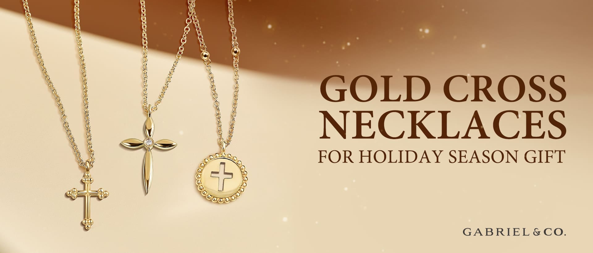 10 Stylish Gold Cross Necklaces for Holiday Season Gold Cross Necklaces
