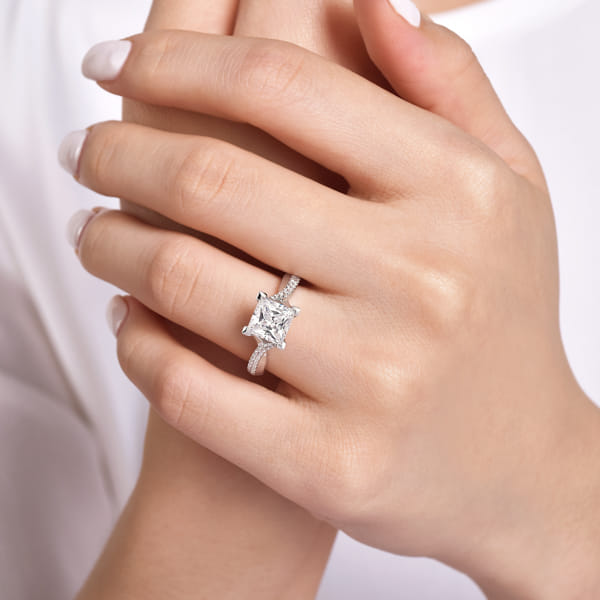 wide band engagement rings