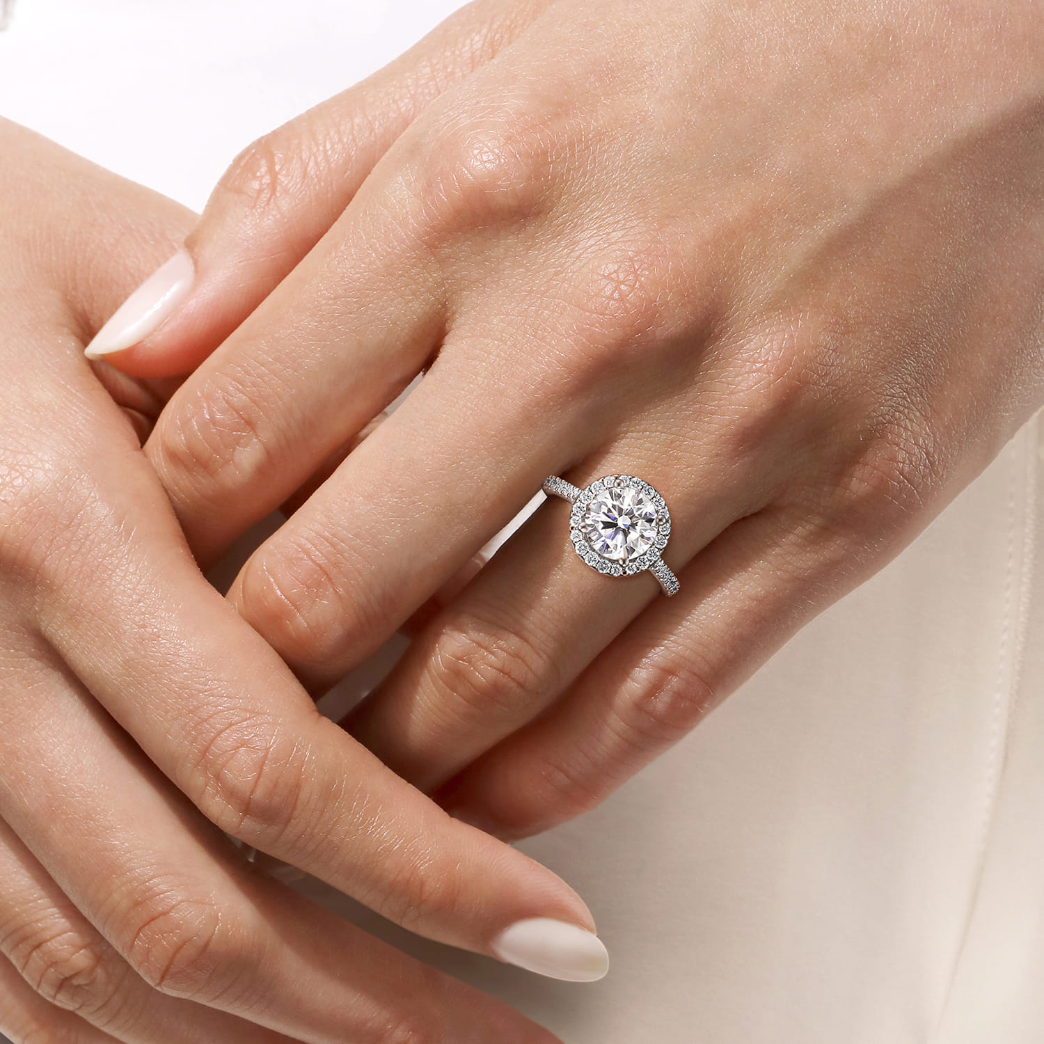 Halo Engagement Ring