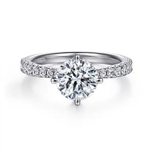 Hidden Halo Engagement Rings at Gabriel & Co. Hidden Halo Engagement Rings