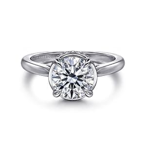 Hidden Halo Engagement Rings at Gabriel & Co. Hidden Halo Engagement Rings