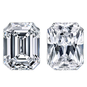 Emerald Cut vs Radiant Cut Diamond - Exploring the Comparison