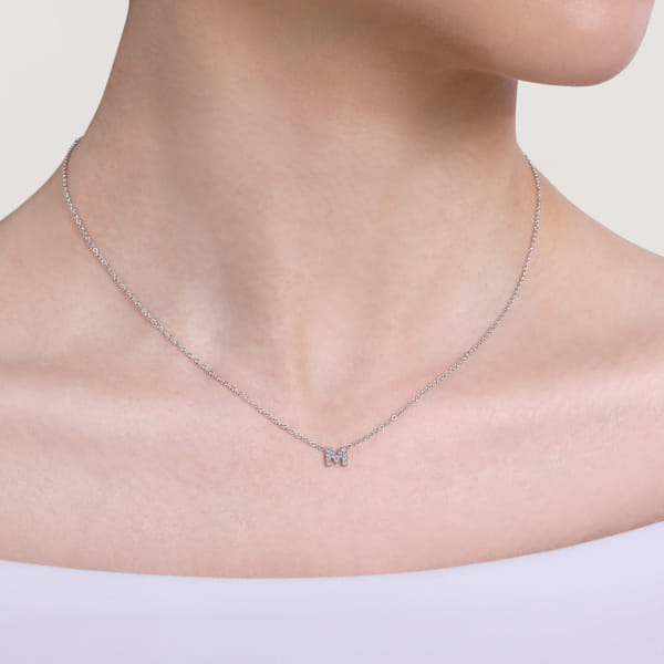 Layering Initial Necklaces Initial Necklaces