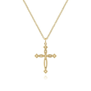 10 Gold Cross Necklaces for the Holiday Season Gold Cross Necklaces
