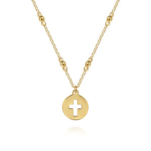 10 Gold Cross Necklaces for the Holiday Season Gold Cross Necklaces