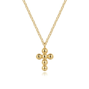 10 Gold Cross Necklaces for the Holiday Season Gold Cross Necklaces