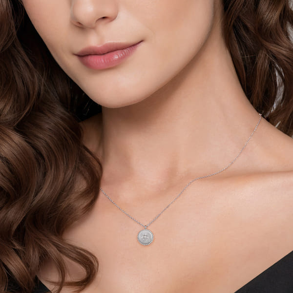 Starburst Medallion Necklace