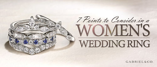 7 Points to Consider When Shopping for a Women's Wedding Ring