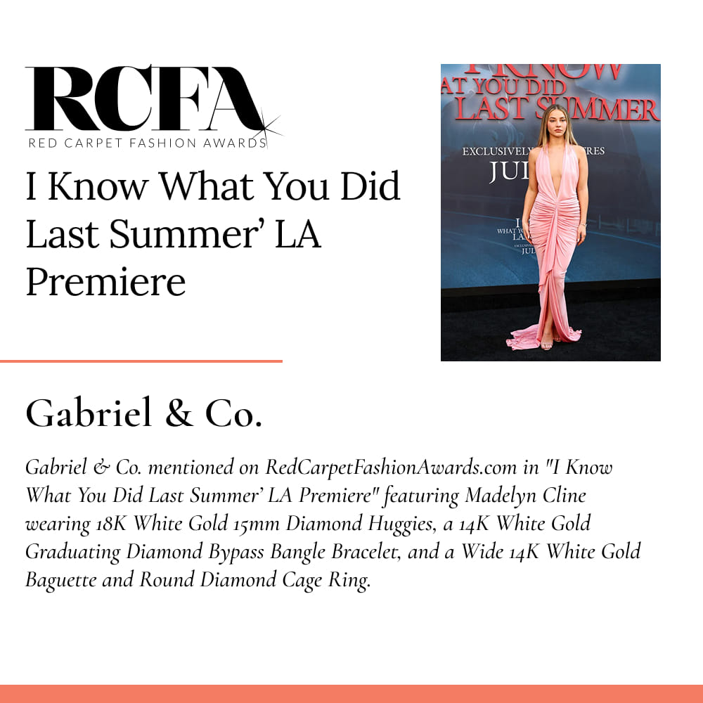 Gabriel & Co. mentioned on RedCarpetFashionAwards.com in 
