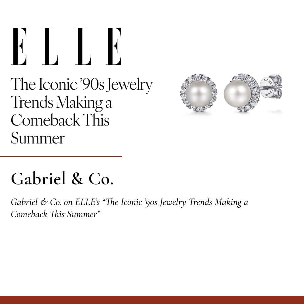 Gabriel & Co. on ELLE’s “The Iconic ’90s Jewelry Trends Making a Comeback This Summer”