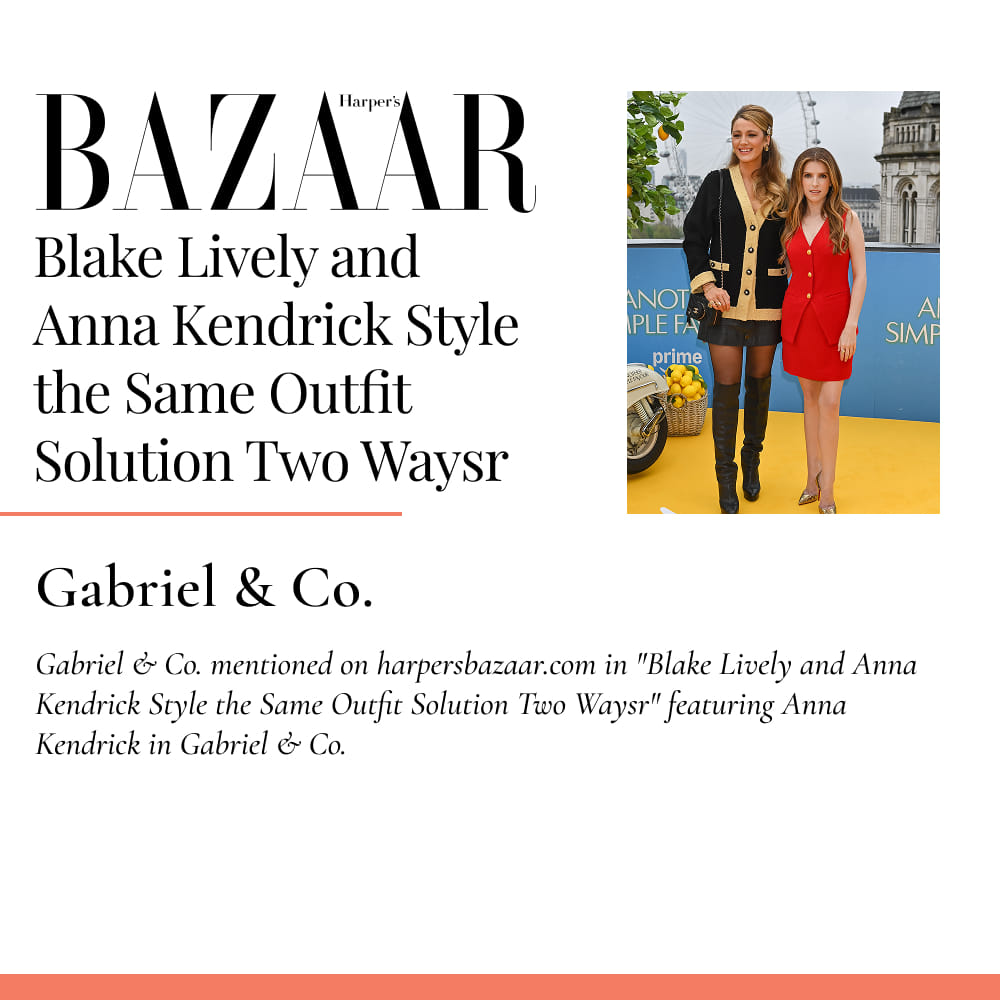 Gabriel & Co. mentioned on harpersbazaar.com in 