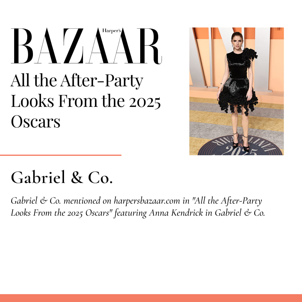 Gabriel & Co. mentioned on harpersbazaar.com in 