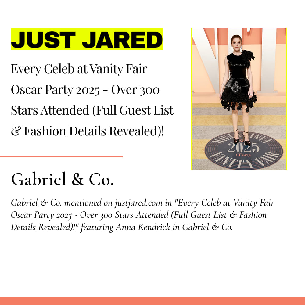 Gabriel & Co. mentioned on justjared.com in 