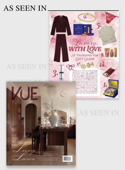 Gabriel & Co. is featured in VUE NJ Magazine’s Winter 2026 print issue Valentine’s Day Gift Guide, “Luxury With Love | A Valentine’s Day Gift Guide.”