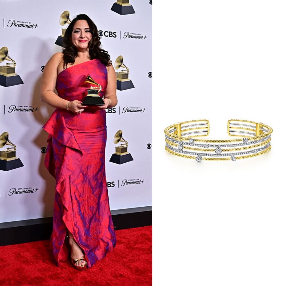 Nicole Zuitiras wore Gabriel & Co.