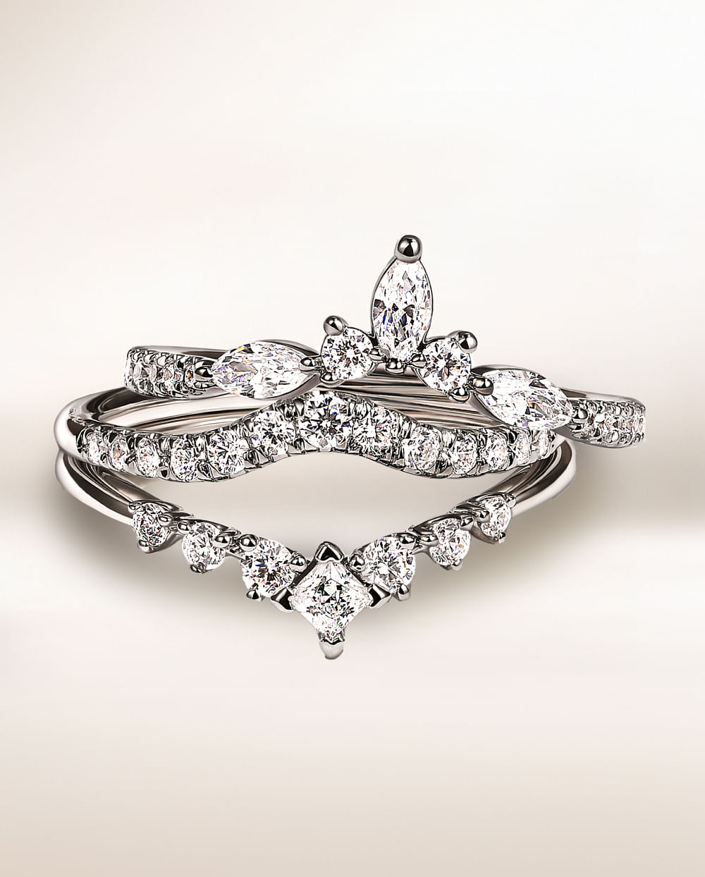 Curved Bands by Gabriel & Co.
