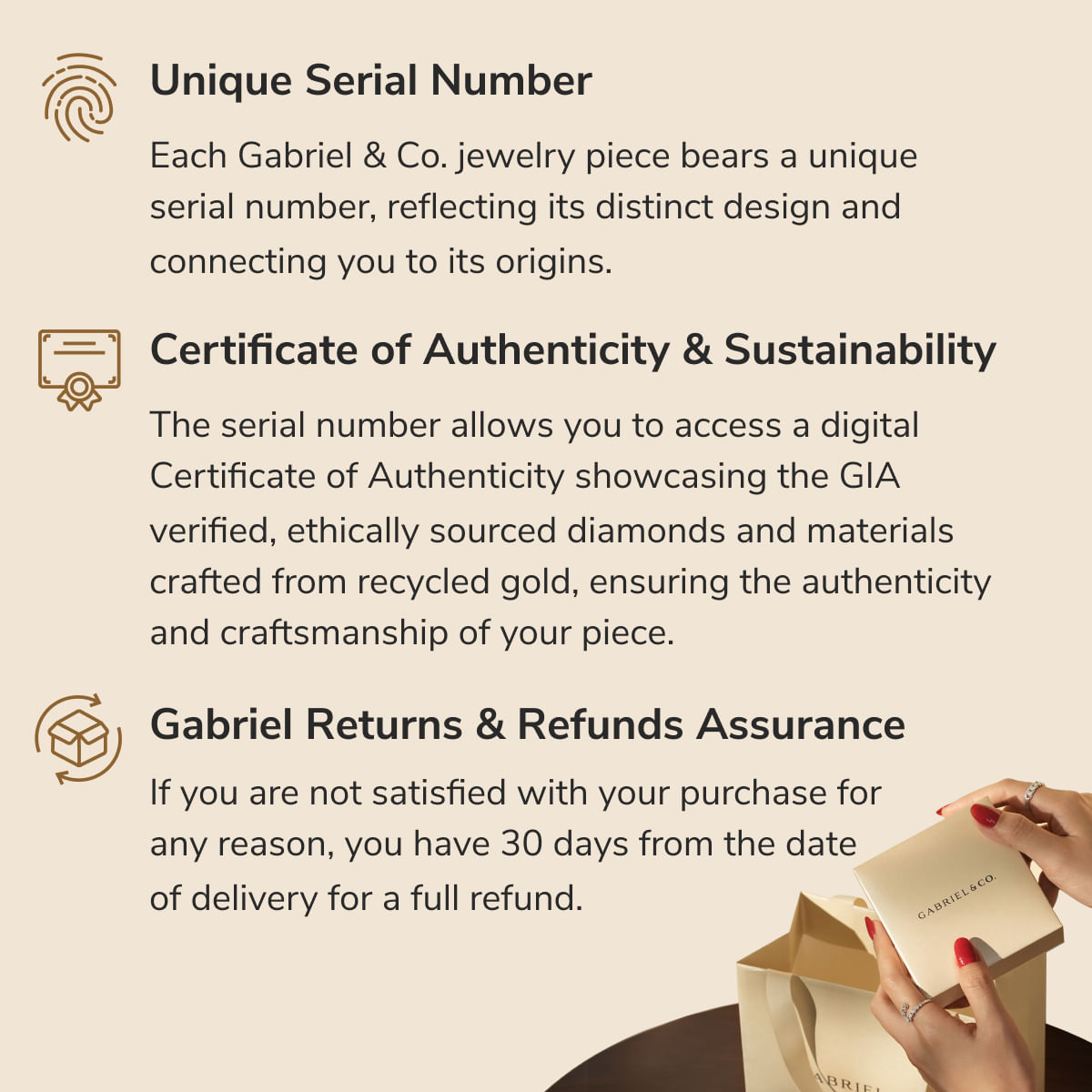 Lena - 14K White Gold Floral Round Diamond Engagement Ring - 0.16 ct - Shot 7