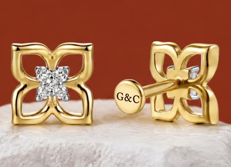 Flatback earrings banner - Gabriel & Co.