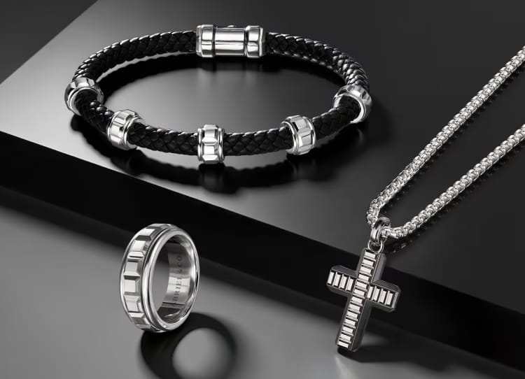 Men's Jewelry - The Geo Collection banner - Gabriel & Co.