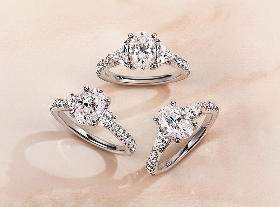 Gorgeous Oval Cut Engagement Rings Online | Gabriel & Co.