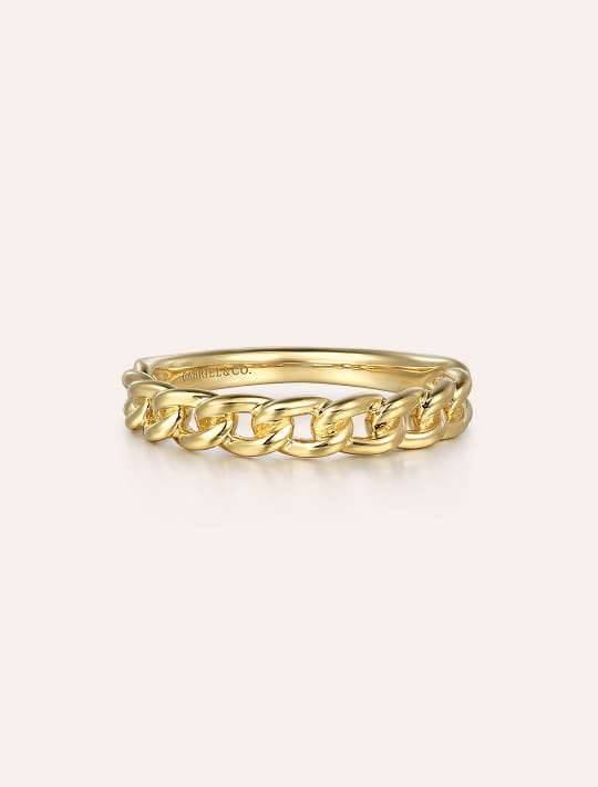Solid Gold Stackable Rings