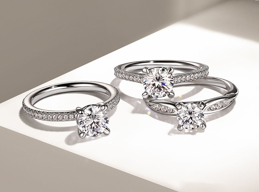 Straight Engagement Rings: Simple & Elegant collection | Gabriel & Co.