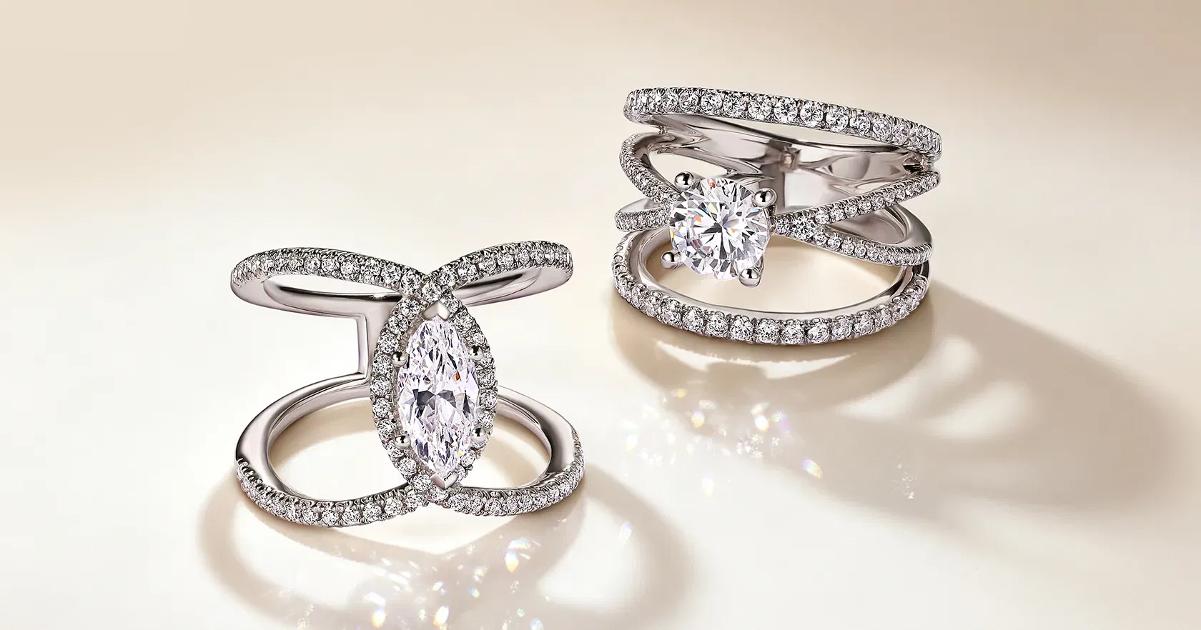 Keeping It Broad - Split Shank Engagement Rings with a Wide Silhouette