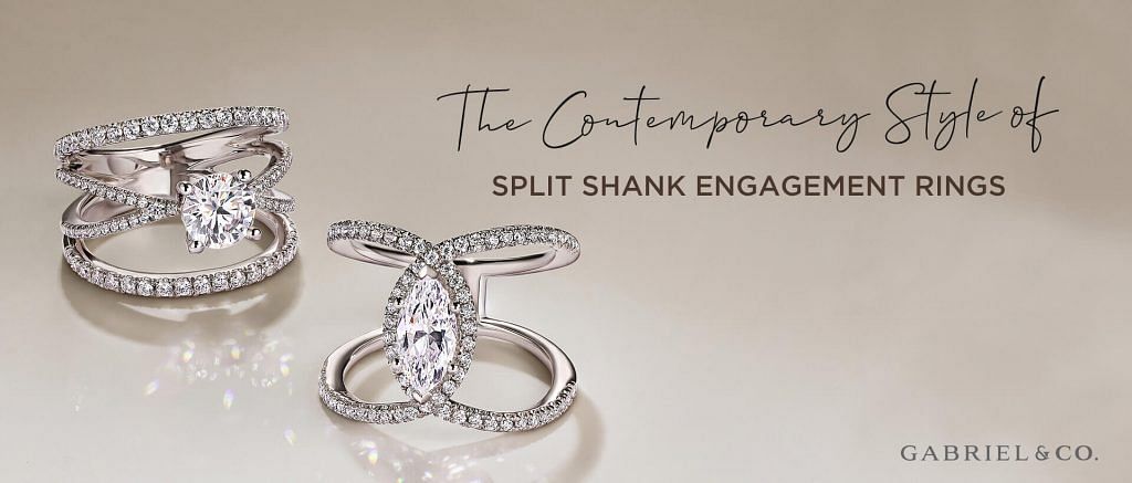 Split Shank Engagement Rings