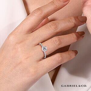 Simple Engagement Rings