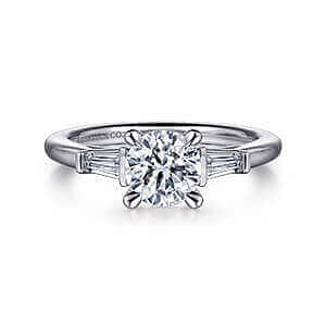 Simple Diamond Engagement Rings