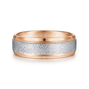 Wedding Rings in Two Tone