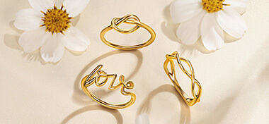 Criss Cross Rings - Unique Criss Cross Rings | Gabriel & Co.