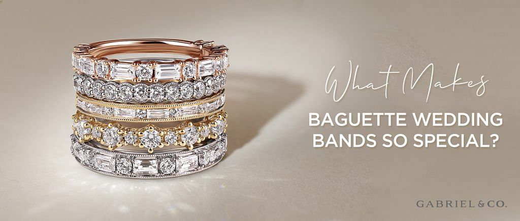 Eternity Wedding Ring with Baguette Diamonds - Art Deco Style Wedding –  ARTEMER