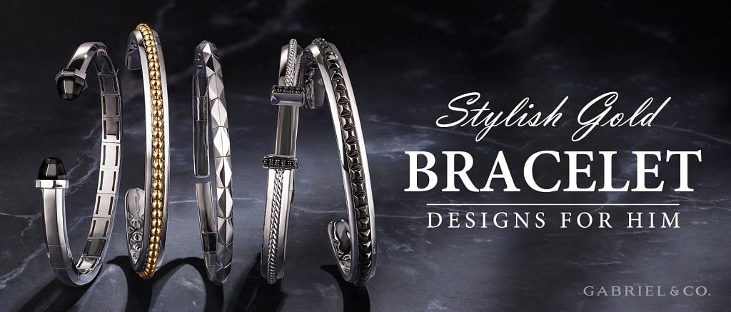 129. 10 Most Stylish Gold Bracelet Designs for Men Fe