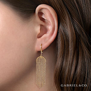 medium Gabrielle earrings - simple lightweight teardrop earrings