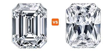 Emerald Cut vs Radiant Cut Diamond - Exploring the Comparison