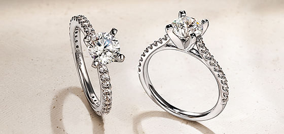 platinum vs white gold engagement ring