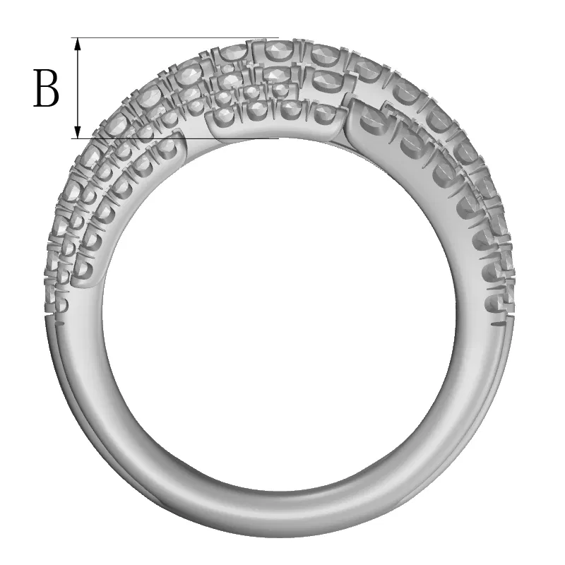 14k Yellow Gold Wide Band Contemporary [Ring Type]. SKU