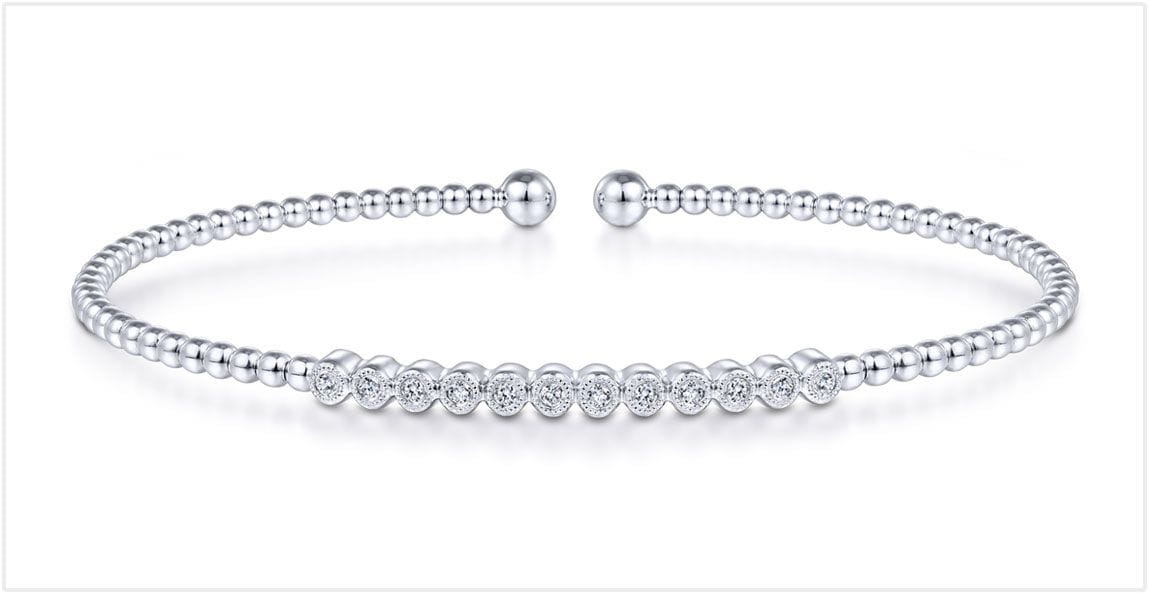 White Gold Bangle