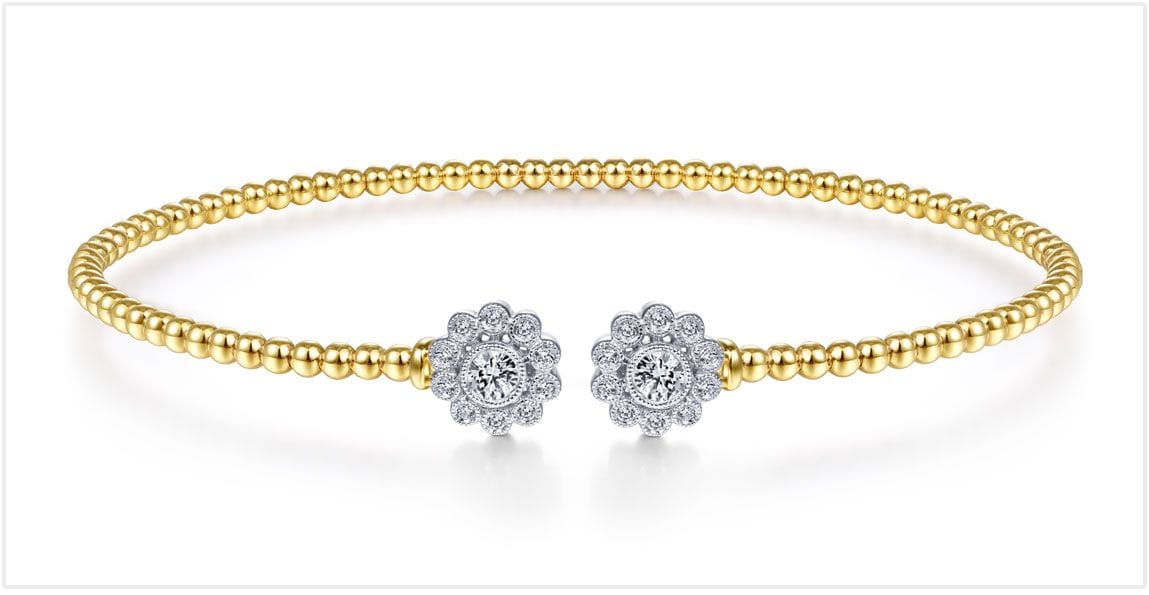 Yellow/White Gold Bangle