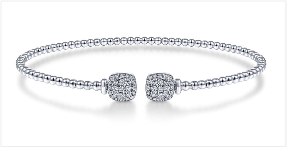 white Gold Bangle