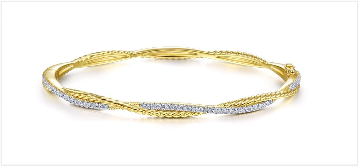 Yellow Gold Hampton Bangle