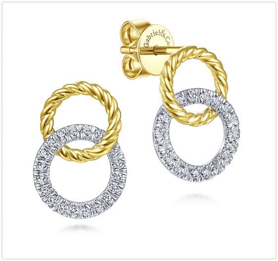White Gold Diamond Earrings