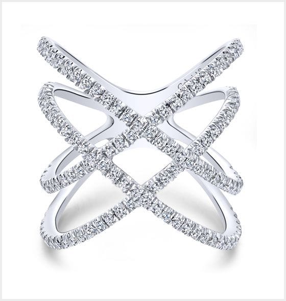 White Gold Diamond Ladies' Ring