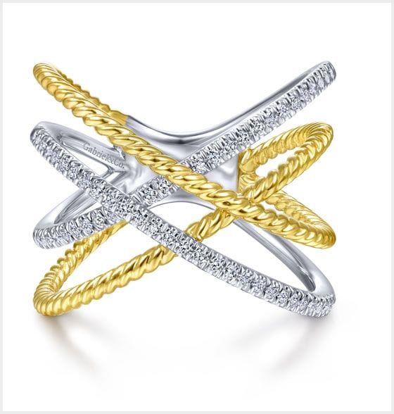 yellow Gold Diamond Ladies' Ring