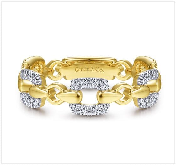 Yellow Gold Diamond Ladies' Ring